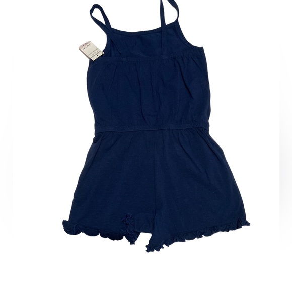New Juicy Couture Navy Blue & Rose Gold Romper for Girls /Size 6 - Picture 2 of 2